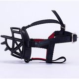 Dog Muzzle Prevent Biting Chewing and Barking Allows Drinking and Panting  Size: 8.2*7.6*10.4cm(Black)