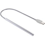 Portable Touch Switch  USB LED Light  10-LED  1W  White Light(Silver)