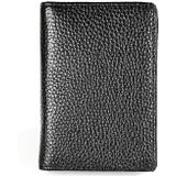 KB156 Antimagnetic RFID Men Leather Card Bag Card Holder(Black)