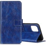 Voor Galaxy Note10 Lite / A81 Retro Crazy Horse Texture Horizontal Flip Leather Case met Holder & Card Slots & Photo Frame & Wallet(Blue)