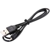USB to 2.0mm DC Charging Cable  Length: 65cm(Black)