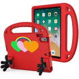 For iPad Air / Air 2 / 9.7 2017 / 9.7 2018 Love Small Palm Holder EVA Tablet Case(Red)