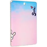 Voor Samsung Galaxy Tab A 9.7 Painted TPU Tablet Case (Smile)