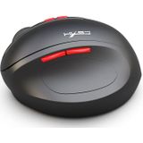 HXSJ T31 2.4GHz 2400DPI Three-speed Adjustable 7-keys Rechargeable Vertical Wireless Optical Mouse