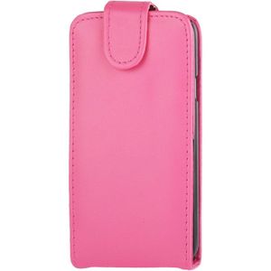 Vertical Flip Leather Case with Credit Card Slot for Galaxy S5 / G900(Magenta)