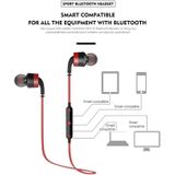AWEI A960BL Wireless Sport Bluetooth Stereo Earphone with Wire Control + Mic  Support Handfree Call  for iPhone  Samsung  HTC  Sony and other Smartphones(Black)