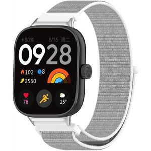 Voor Redmi Watch 4 nylon lus metalen connector horlogeband