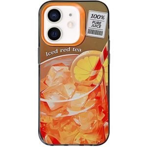 Voor iPhone 12 oranje TPU-telefoonhoes