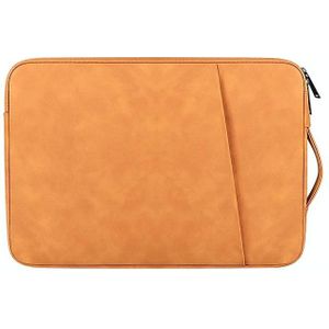 ND08 Sheepskin Notebook Iner Bag  Size:13.3 inch(Cowhide Yellow)
