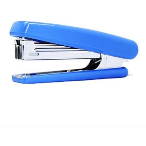 Deli 0222 10 Portable Metal Stapler With Staple Remover Labor Saving Stapler(Blue)