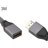 HDMI 8K 60Hz Male to Female Cable Support 3D Video  Cable Length: 3m