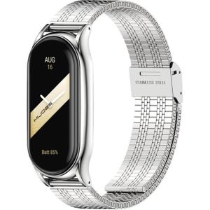 Voor Xiaomi Mi Band 8 Mijobs Plus Case metalen horlogeband