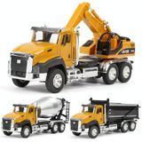 Kinderen Toy Engineering Vehicle Set Simulation Alloy Car Model (Cement Mixer)