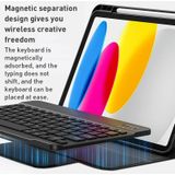 Voor iPad 10.2 2021 / Air 2019 WiWU Skin Feel Magnetic Afneembaar toetsenbord Tablet Case(Blauw)