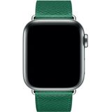 For Apple Watch 3 / 2 / 1 Generation 42mm Universal Leather Cross Band(Green)