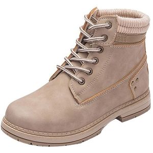 Winter Women Boots Plus Velvet Warm Cotton Boots Short Tube Martin Boots  Size:39(Beige)