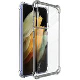 For Samsung Galaxy S21 Ultra 5G IMAK All-inclusive Shockproof Airbag TPU Case with Screen Protector(Transparent)