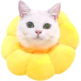 2 PCS Pet Supplies Cat Headgear Cat Toy Anti-Bite Ring  Specification: XS(Golden Yellow)