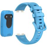 Voor Huawei Band 8 siliconen beschermhoes + siliconen horlogebandset