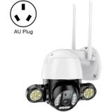 QX55 3.0 Million Pixels IP65 Waterproof 2.4G Wireless IP Camera  Support Motion Detection & Two-way Audio & Night Vision & TF Card  AU Plug