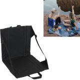Outdoor Camping Picnic Stand Seat Cushion Folding Moisture-proof Dirty Wear-resistant Cushion(Black)