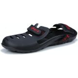 Mannen beach sandalen zomer sport casual schoenen slippers  maat: 42 (zwart)