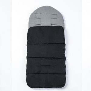 Winter and Autumn Baby Stroller Sleeping Bag Waterproof Stroller Foot Cover(Gray)