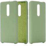 Solid Color Liquid Silicone Dropproof Protective Case for Xiaomi Redmi K20 / K20 Pro / Mi 9T / Mi 9T Pro(Green)