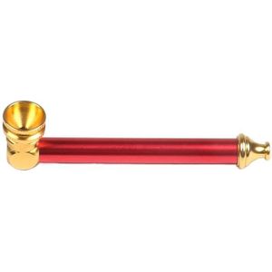 3 PCS Imitation Gold Pipe Small Copper Pipe(Red)