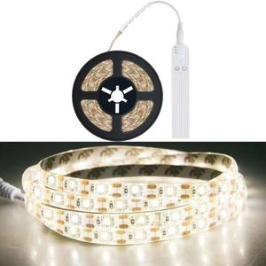3m LED Battery Box Light Strip Intelligent Induction Dimming Soft Light Strip Drip Waterproof Cabinet Light Tape(6500K (Cold White))