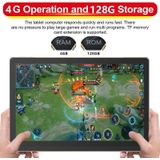 M101 4G LTE Tablet PC  14.1 inch  4GB+128GB  Android 8.1 MTK6797 Deca Core 2.1GHz  Dual SIM  Support GPS  OTG  WiFi  BT(Silver)