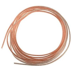 10m 12AWG RVB Flexible Audio Speaker Cable  Outside Diameter: 4.2 x 8.4mm