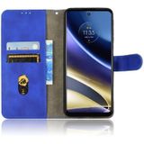 Voor Motorola Moto G52 JP -versie Skin Feel Magnetic Flip Leather Phone Case