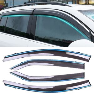 4 PCS Window Sunny Rain Visors Awnings Sunny Rain Guard for Toyota Corolla 2014-2018 Version