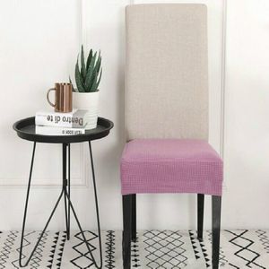 Knitted Padded Chair Cushion Cover(Light Purple)