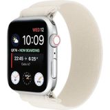 Elastische nylon gevlochten horlogeband voor Apple Watch-serie 8 & 7 41 mm / SE 2 & 6 & SE & 5 & 4 40 mm / 3 & 2 & 1 38 mm