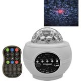 M2 8W Christmas Starry Sky Laser Projection Atmosphere Light Rotating Starry Dynamic Water Pattern Sleeping Light  Specification:Battery(White)