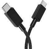 100W USB-C / Type-C to USB-C / Type-C Fast Charging Data Cable  Length:1m(Black)