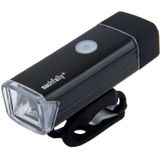 MC-QD001 180 Lumens USB Rechargeable LED Bright Aluminum Light with Handlebar Mount(Black)