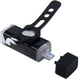 MC-QD001 180 Lumens USB Rechargeable LED Bright Aluminum Light with Handlebar Mount(Black)