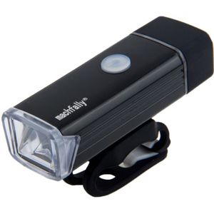 MC-QD001 180 Lumens USB Rechargeable LED Bright Aluminum Light with Handlebar Mount(Black)