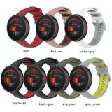 Voor Polar Vantage V2 silicagel gemengde kleur sport horlogeband (roze + rood)