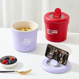 Multifunctionele elektrische kookplaat Eendelig klein elektrisch fornuis voor thuis (UK-stekker paars)