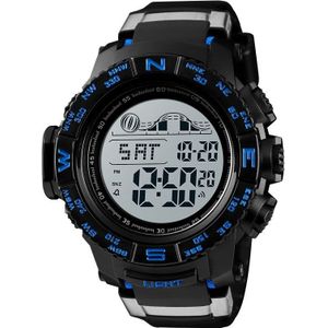 SKMEI 1380 Men Fashionable Outdoor 50m Waterproof Digital Watch Large Dial Sports Wrist Watch(Blue)