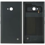 Solid Color Plastic Battery  Back Cover for Nokia Lumia 730(Black)