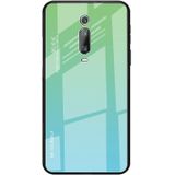 For Xiaomi Redmi K20 / K20 Pro / Mi 9T / Mi 9T Pro Gradient Color Glass Case(Sky Blue)