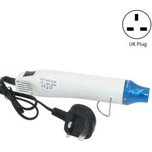 230V zachte keramische hete lucht apparaat rubber stempel warmte krimpbare film diy apparaat  uk plug (wit)