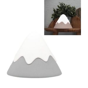 Snow Mountain Night Light Atmosphere Lamp Creative Bedside LED Lamp(Gray)