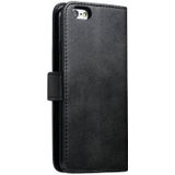 For iPhone 6 Plus GUSSIM Magnetic Horizontal Flip Leather Case with Holder & Card Slots & & Wallet(Black)