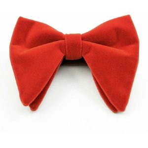 Mannen Velvet Double-layer Big Bow-knot Bow Tie Kledingaccessoires (Oranje)